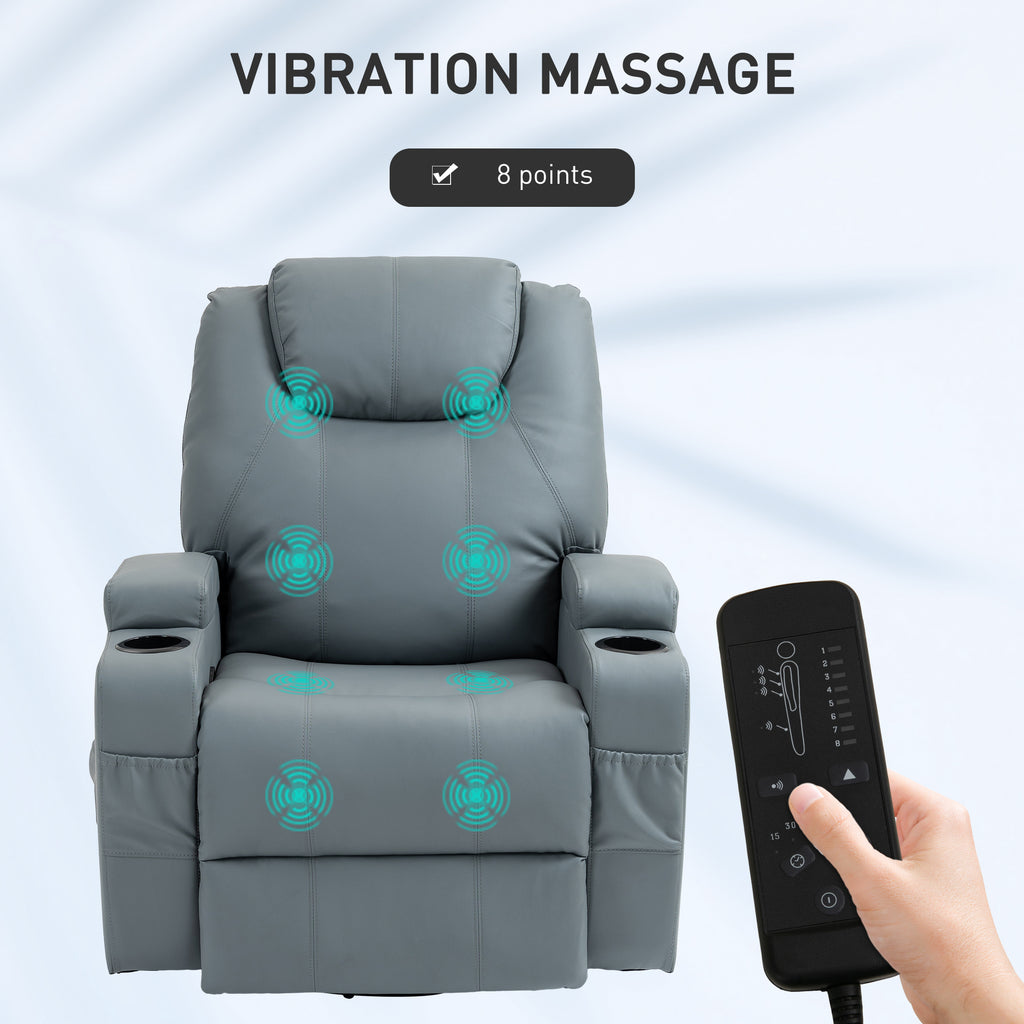 High-Density Comfort Massage Recliner