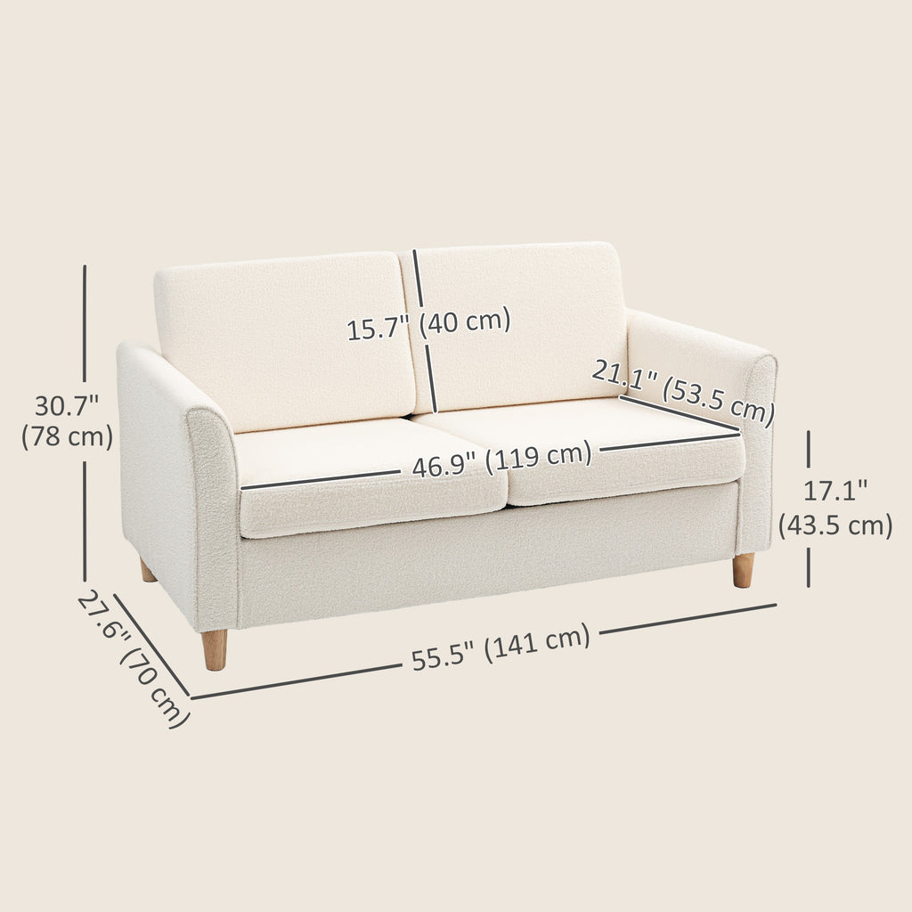 Belvoir 56" Loveseat Sofa