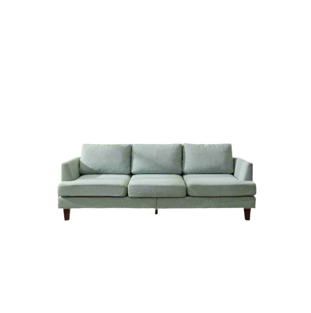 The Vellaro Three-Seater in Sage Linen