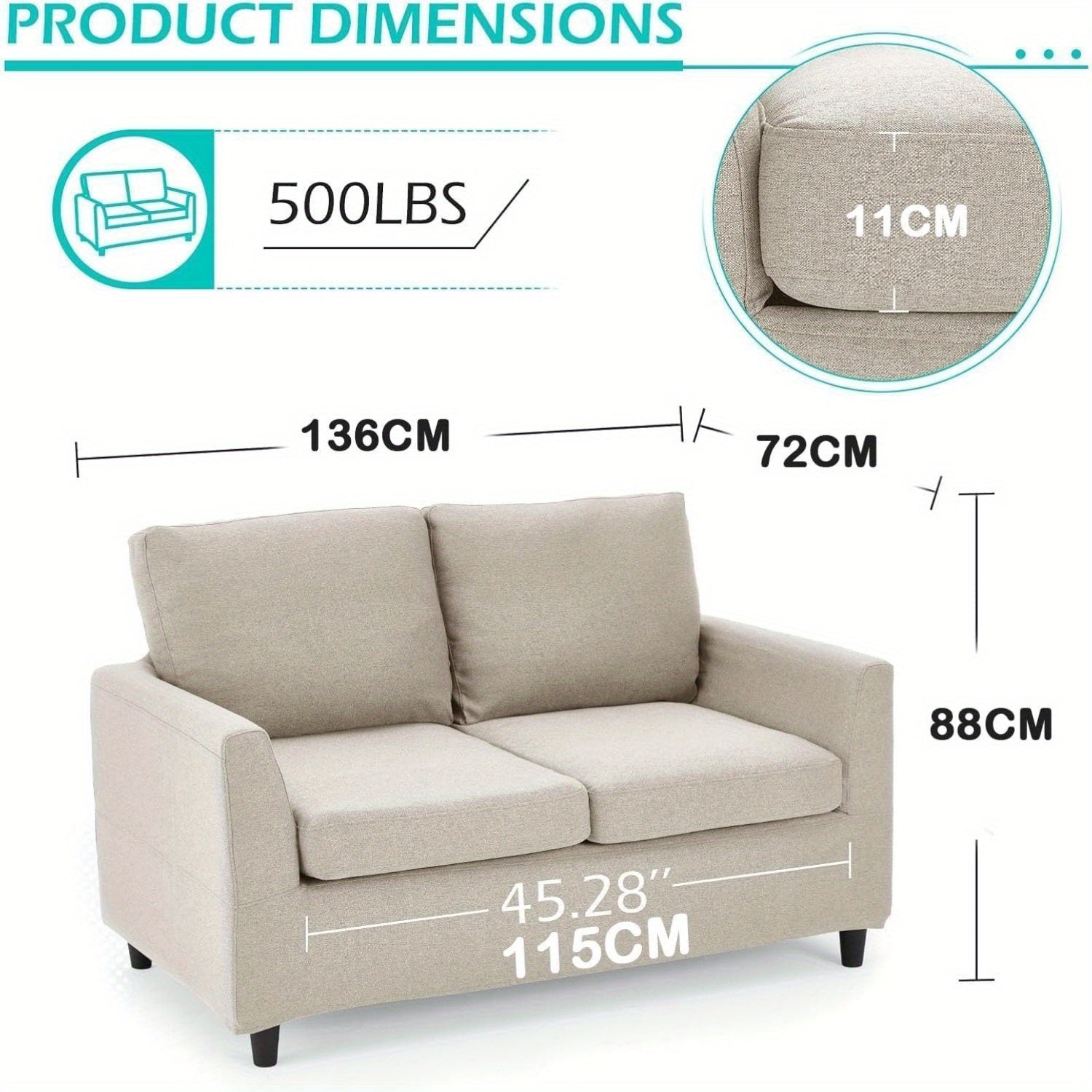 Companion Loveseat in Grey